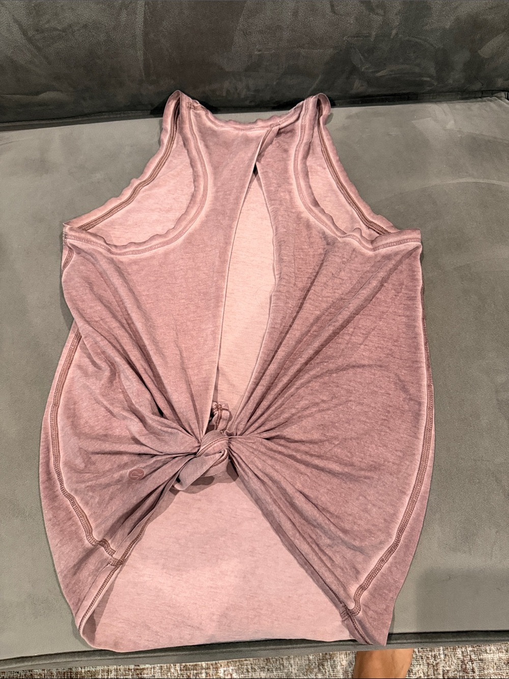 lululemon athletica Mauve Twist-Back Tank Top